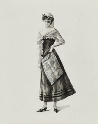 Dessin de costume by Cécile Kahn