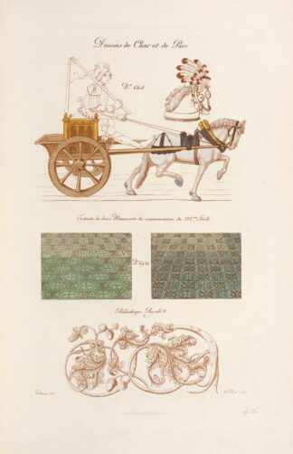 Dessins de char et de pave; no. 6808; extraits de deux manuscrits du commencement du XVIeme. siècle; no. 6920. by Nicolas Xavier Willemin