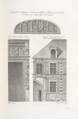 Détails d’architecture civile de la ville de Beauvais by Nicolas Xavier Willemin