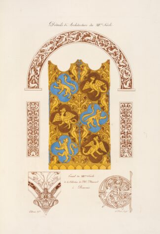 Détails d’architecture du XIIème. siècle. by Nicolas Xavier Willemin