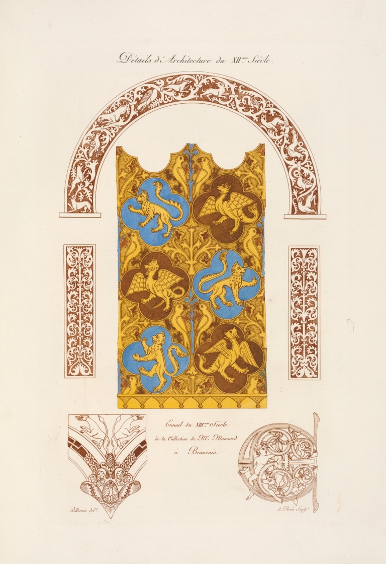 Détails d’architecture du XIIème. siècle. by Nicolas Xavier Willemin