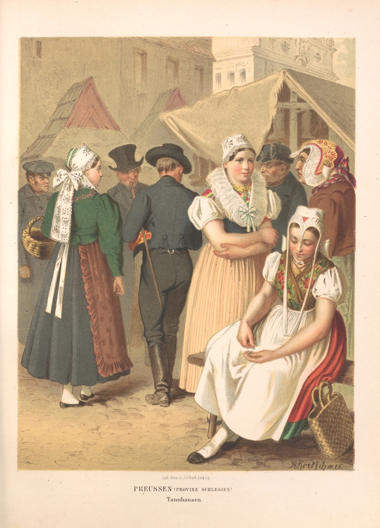 Deutsche Volkstrachten Pl.16 by Albert Kretschmer