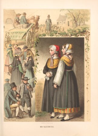 Deutsche Volkstrachten Pl.28 by Albert Kretschmer