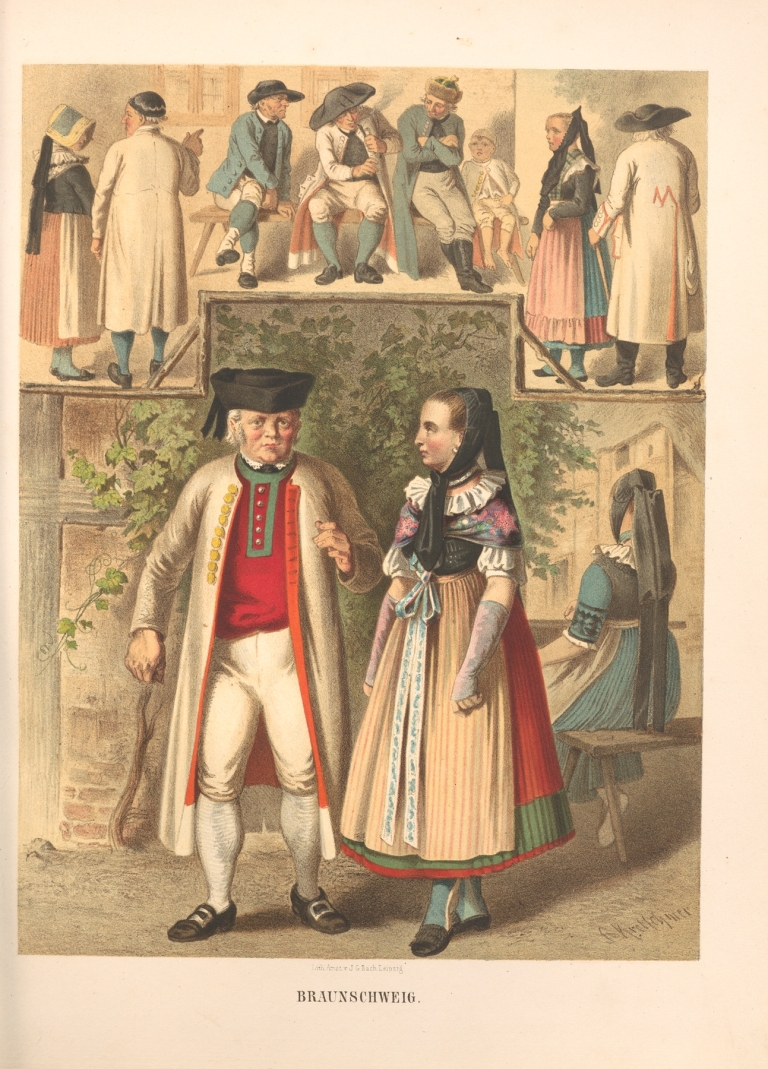 Deutsche Volkstrachten Pl.30 by Albert Kretschmer