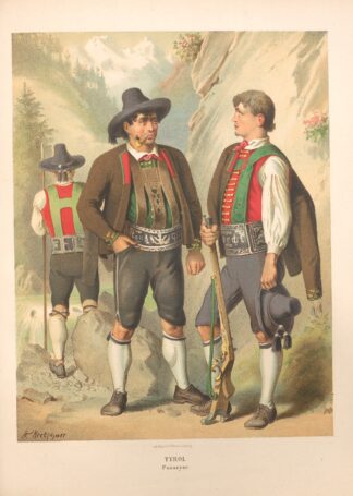 Deutsche Volkstrachten Pl.73 by Albert Kretschmer