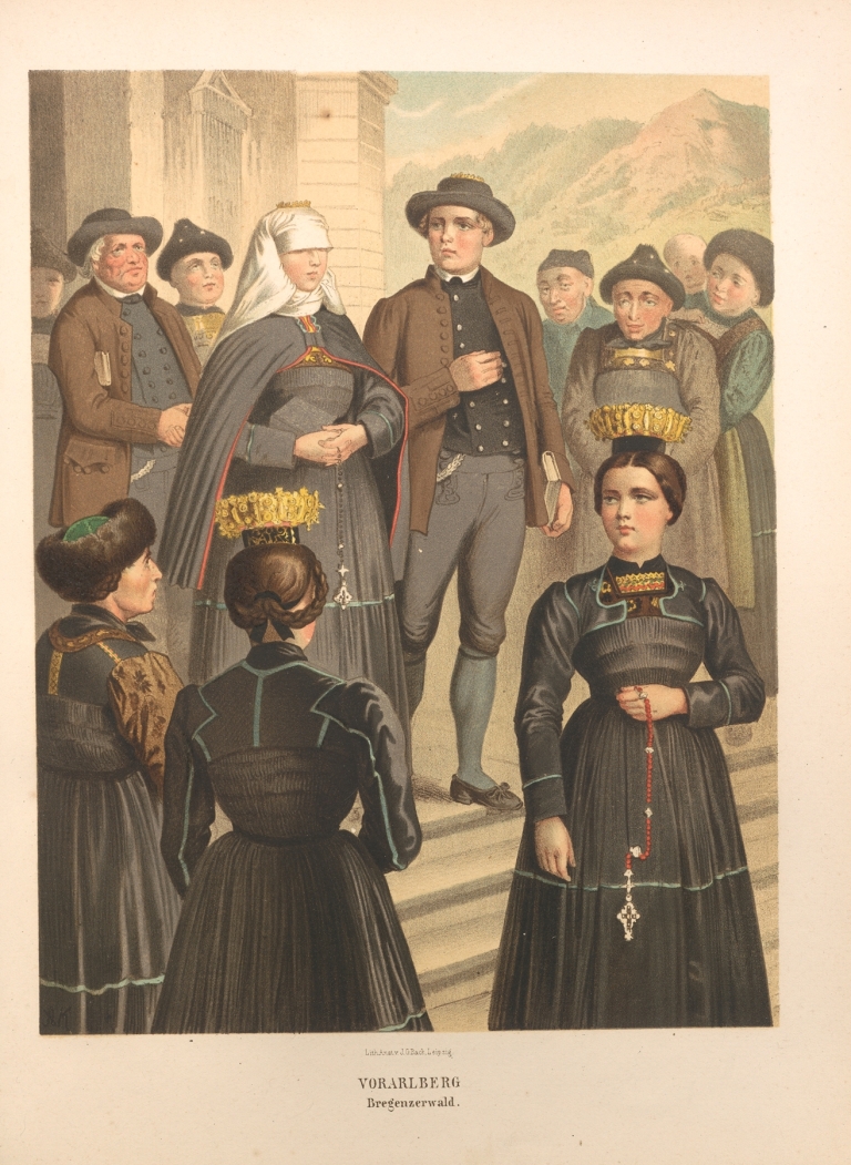 Deutsche Volkstrachten Pl.79 by Albert Kretschmer