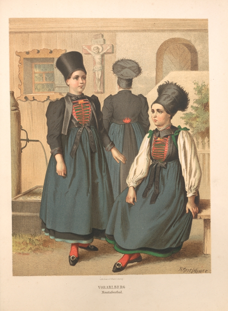 Deutsche Volkstrachten Pl.81 by Albert Kretschmer