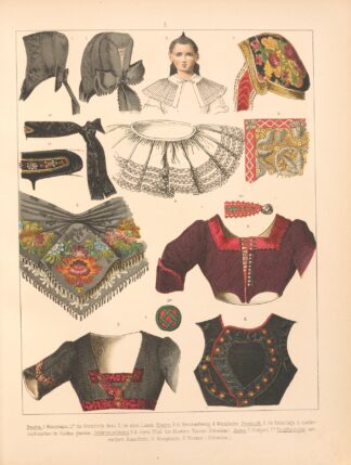 Deutsche Volkstrachten Pl.84 by Albert Kretschmer