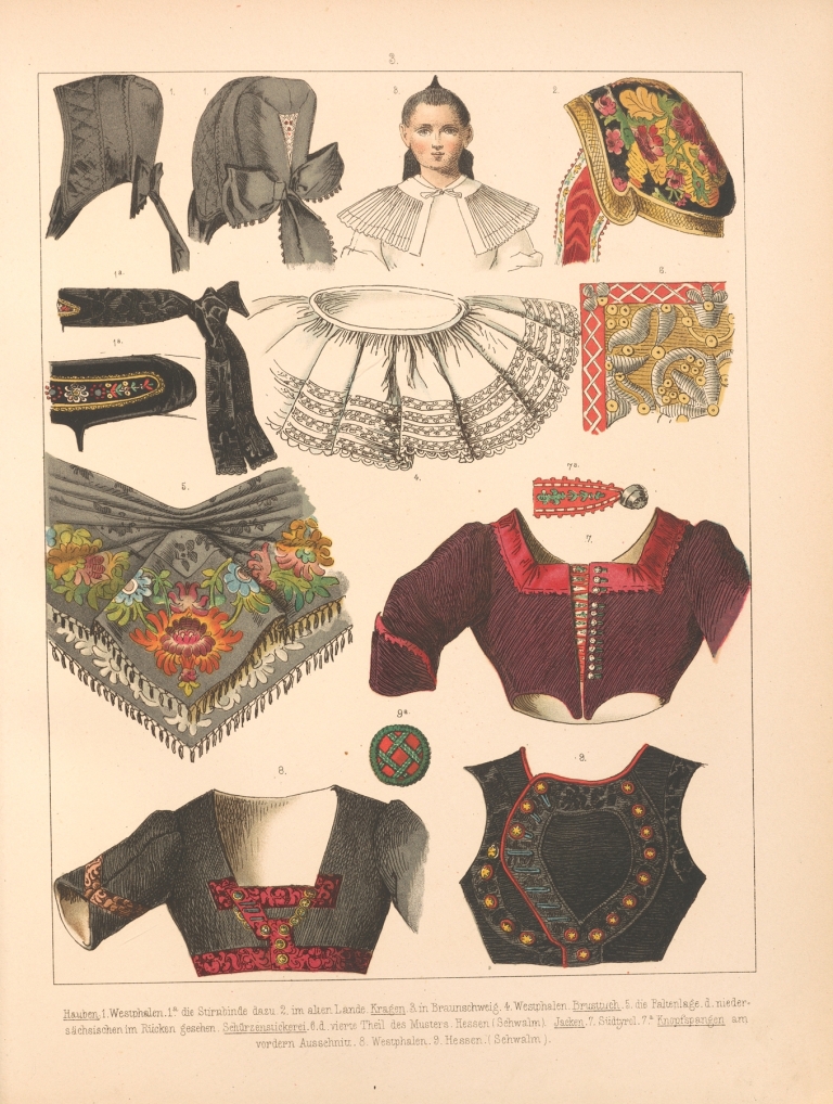 Deutsche Volkstrachten Pl.84 by Albert Kretschmer