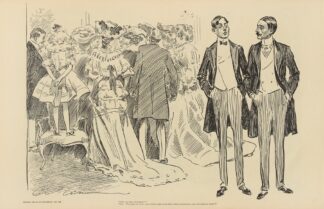 ‘Did you kiss the bride’ by Charles Dana Gibson