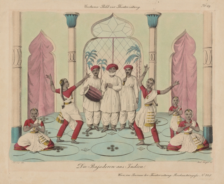 Die Bajaderen aus Indien by Johann Christian Schoeller