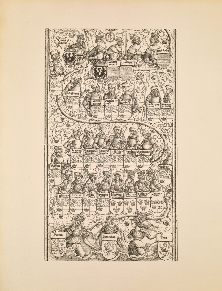 Die Ehrenpforte des Kaisers Maximilian I Pl.12 by Eduard Chmelarz