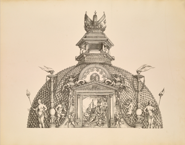 Die Ehrenpforte des Kaisers Maximilian I Pl.15 by Eduard Chmelarz