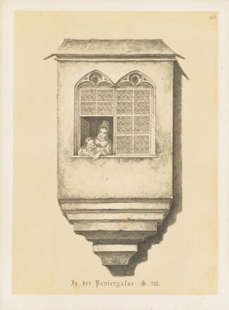 Die interessantesten Chörlein an Nürnberg’s mittelalterlichen Gebäuden Pl.13 by Friedrich Mayer
