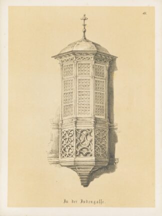 Die interessantesten Chörlein an Nürnberg’s mittelalterlichen Gebäuden Pl.16 by Friedrich Mayer