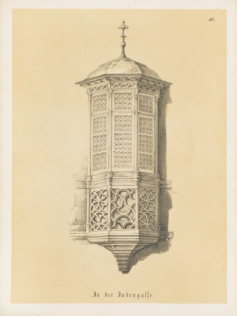 Die interessantesten Chörlein an Nürnberg’s mittelalterlichen Gebäuden Pl.16 by Friedrich Mayer