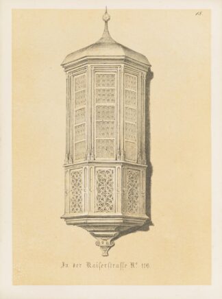 Die interessantesten Chörlein an Nürnberg’s mittelalterlichen Gebäuden Pl.18 by Friedrich Mayer