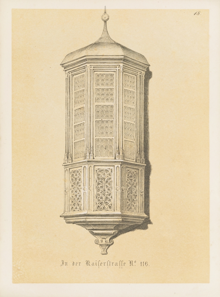 Die interessantesten Chörlein an Nürnberg’s mittelalterlichen Gebäuden Pl.18 by Friedrich Mayer