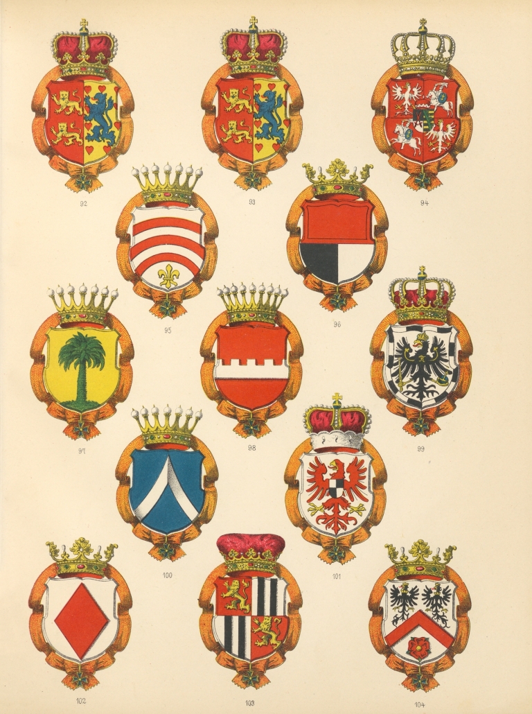Die Ritter des Koniglich Preussichen Hohen Ordens Pl.10 by W. Moeser