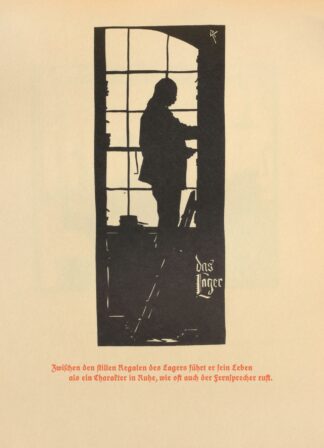 Die Schriftgiesserei im Schattenbild Pl.15 by Rudolf Koch