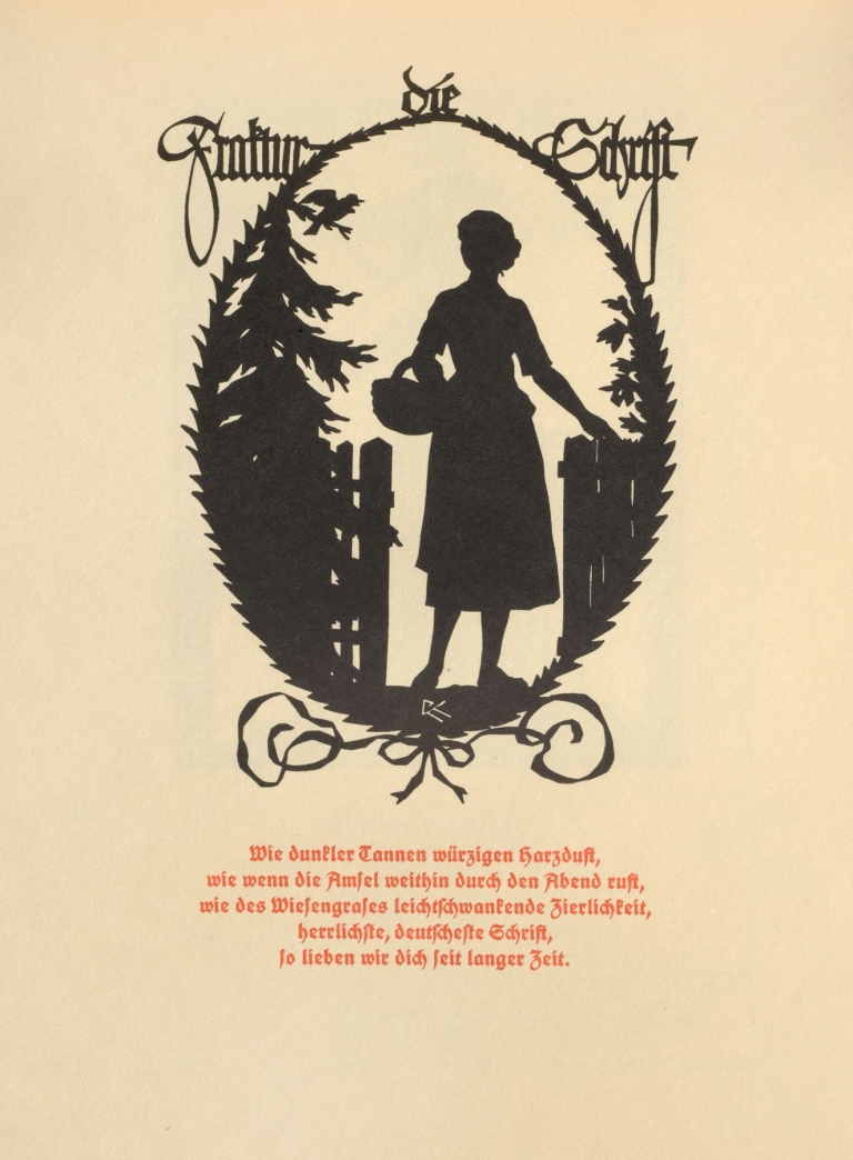 Die Schriftgiesserei im Schattenbild Pl.19 by Rudolf Koch