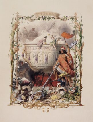 Die vier Hauptgetränke: Punsch by Adolf Schrödter