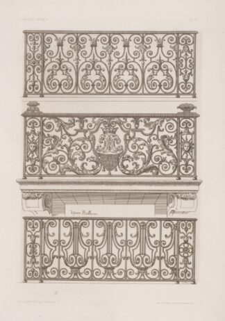 Diferent ballecons by André-Charles Boulle