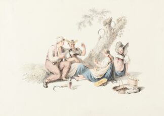 Dîné des moissonneurs by Franz Niklaus König