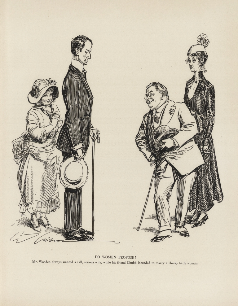 Do women propose by Charles Dana Gibson