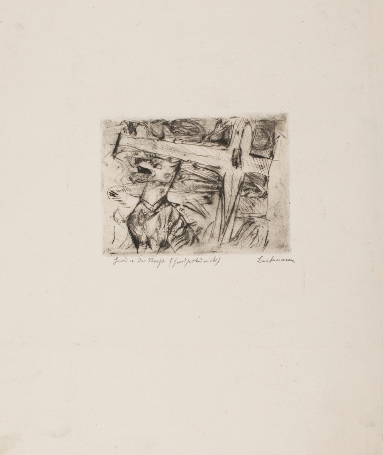 Dog in the Night by Max Beckmann