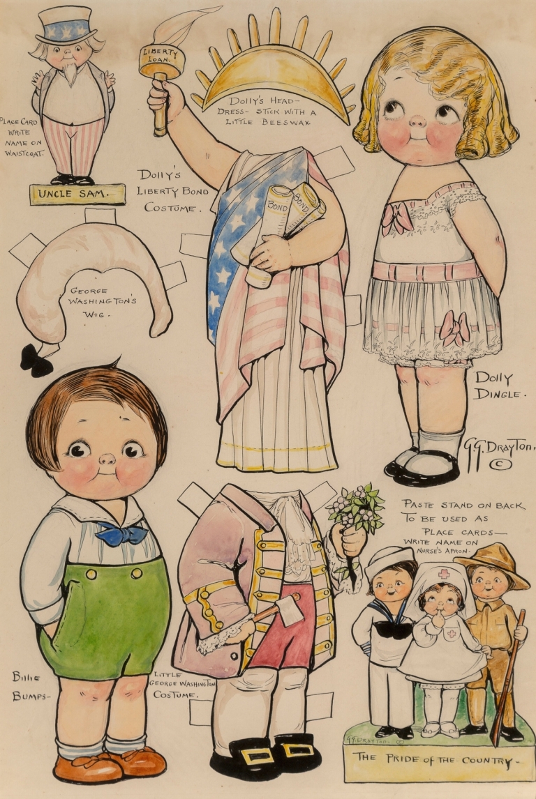 Dolly Dingle’s Patriotic Party by Grace Gebbie Wiederseim Drayton