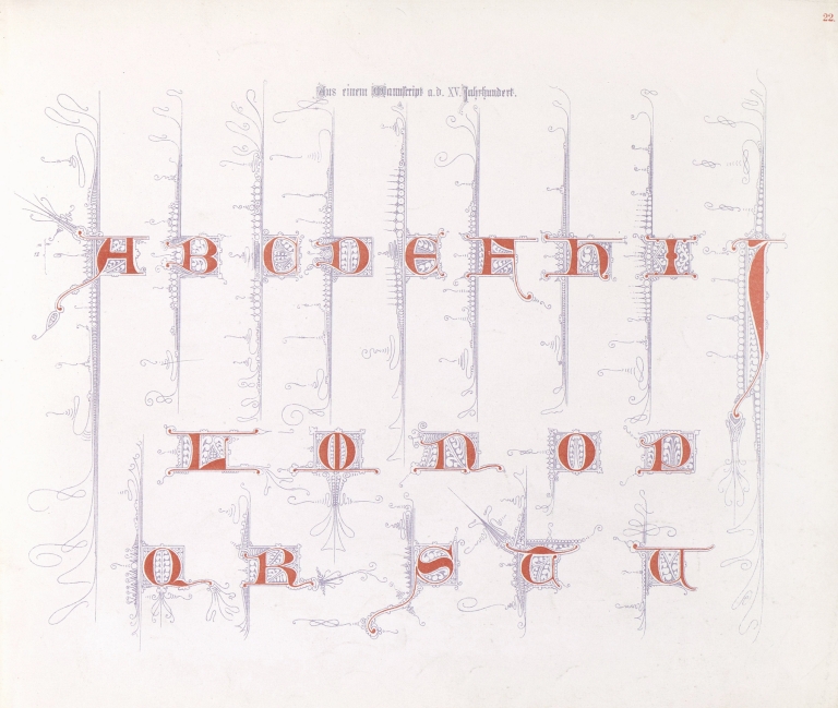 Dondorf’s Alphabete Pl.08 by Bernhard Dondorf