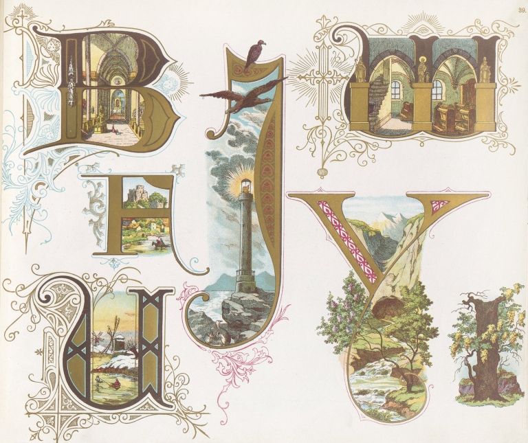 Dondorf’s Alphabete Pl.25 by Bernhard Dondorf