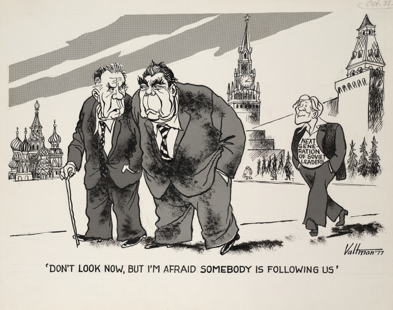 ‘Don’t look now, but I’m afraid somebody is following us’ by Edmund Siegfried Valtman