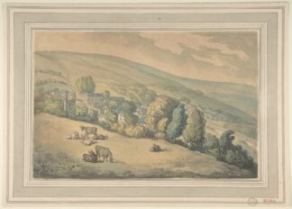 Downlands, Sussex by Thomas Rowlandson