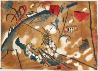Draft for ‘Improvisation 24 by Wassily Kandinsky