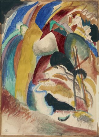 Draft for ‘Picture with White Form’ by Wassily Kandinsky