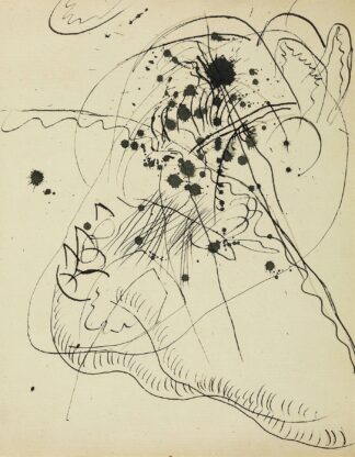 Drawing after ‘Blauer Fleck by Wassily Kandinsky