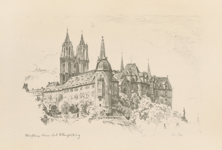 Dresden die Stadt und seine Umgebung Pl.10 by Max Brückner