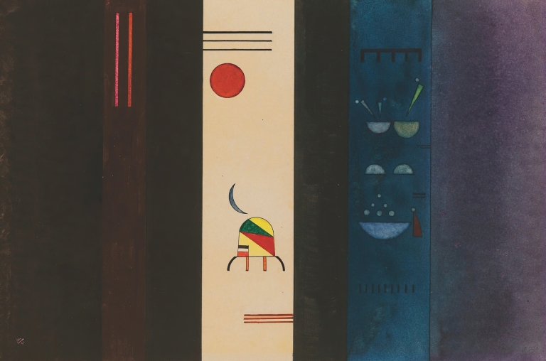 Dunkle Seiten by Wassily Kandinsky