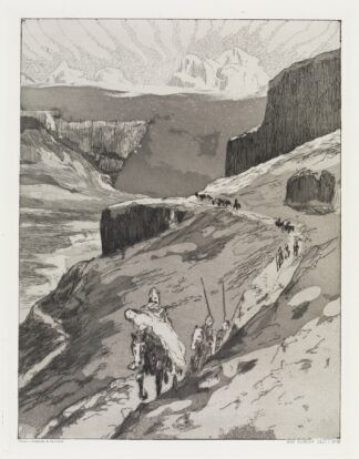 Durch Gebirge by Max Klinger