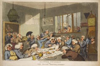 Easter Tuesday, or the parish-meeting dinner by Thomas Rowlandson