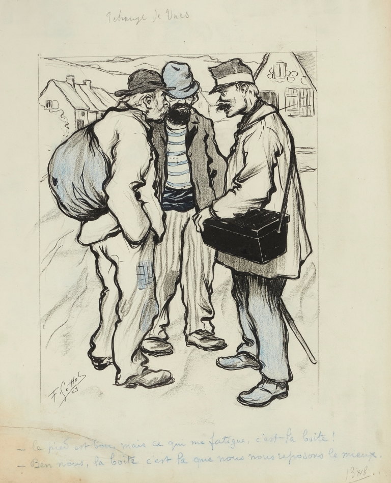 Échange de vues by Fernand Louis Gottlob
