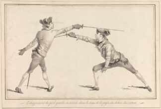 Echappement du Pied Gauche en Arriere dans le Tems de la Passe au Dehors des Armes by James Gwin