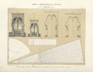 Echelle et angle de proportions; Echelle triangulaire pour les conversions au mètre de toutes les mesures de longuer. by Jules Verdellet