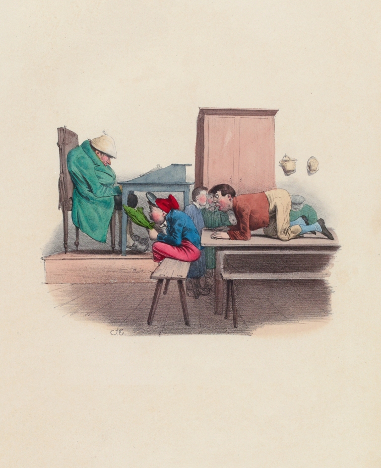 Ecole de Mr. Mayeux by Charles-Joseph Traviès de Villers