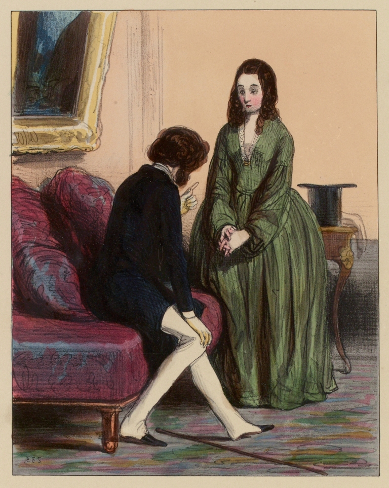 Ecoutez Juliette Boudin m’a tout conté. by Paul Gavarni
