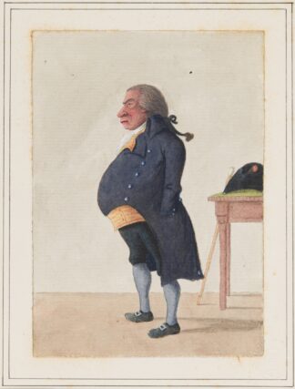 Ein Kurgast des Bads Blumenstein. by Emanuel Jenner