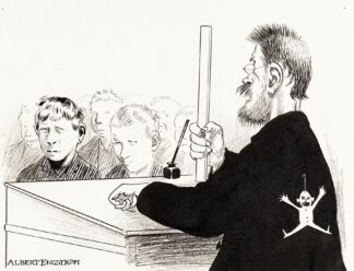 Elementary School Teacher in Askersund by Albert Engström