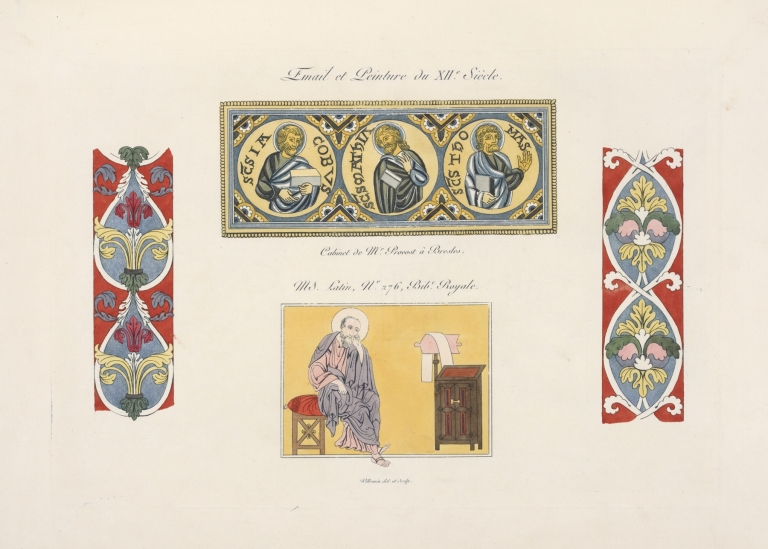 Email et peinture du XIIe. siècle by Nicolas Xavier Willemin